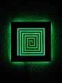q. spiral 40 cm      Blech auf Plexi (1)